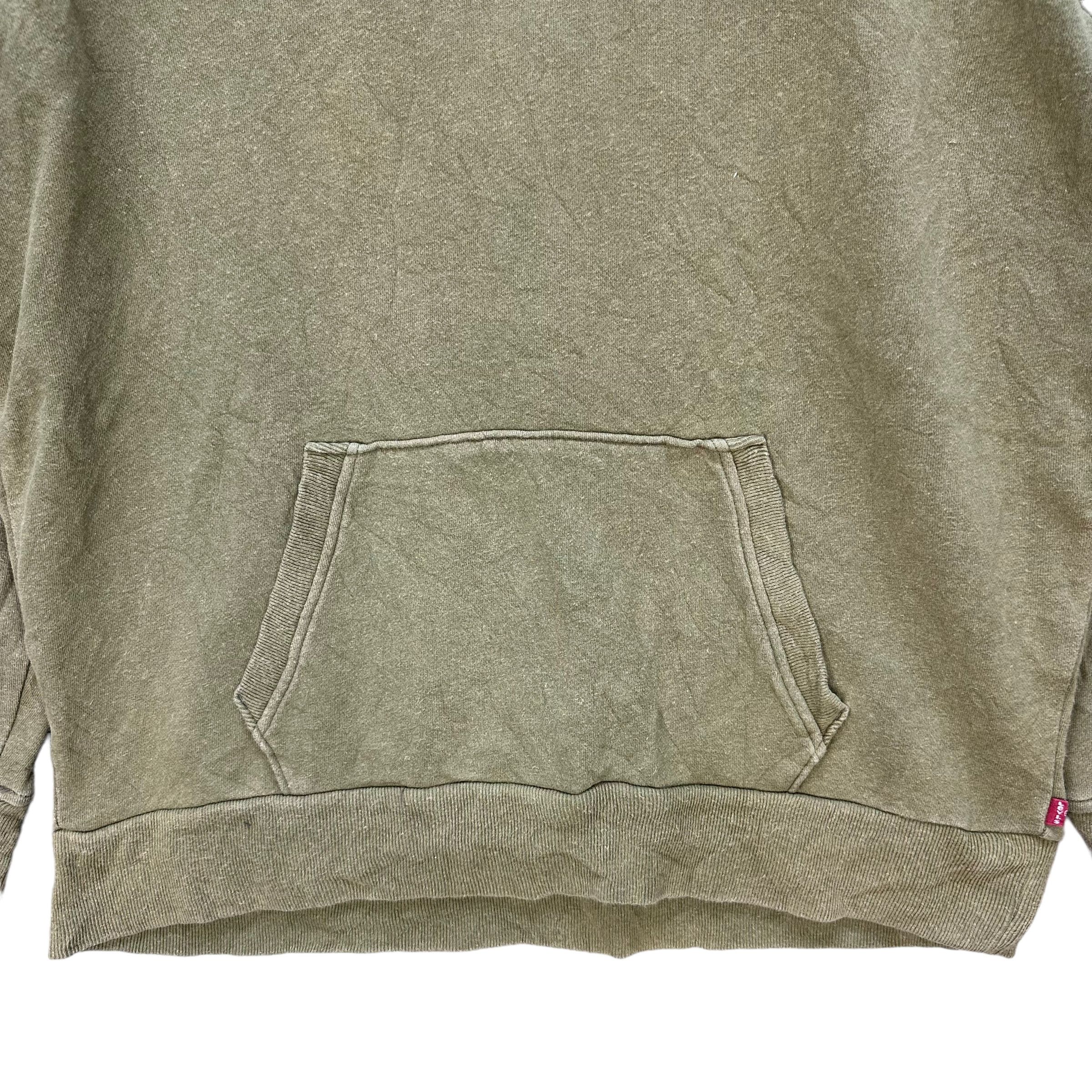 Levi's Levi's Plain Green Pullover Hoodies Sweatshirts #A1-0015 Size US L / EU 52-54 / 3 - 3 Thumbnail