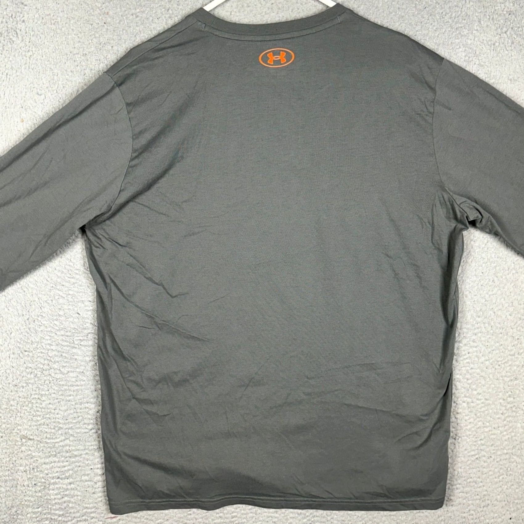 Under Armour Under Armour Project Rock T-Shirt Mens XL Gray Loose Fit Graphic Long Sleeve Tee Size US XL / EU 56 / 4 - 2 Thumbnail