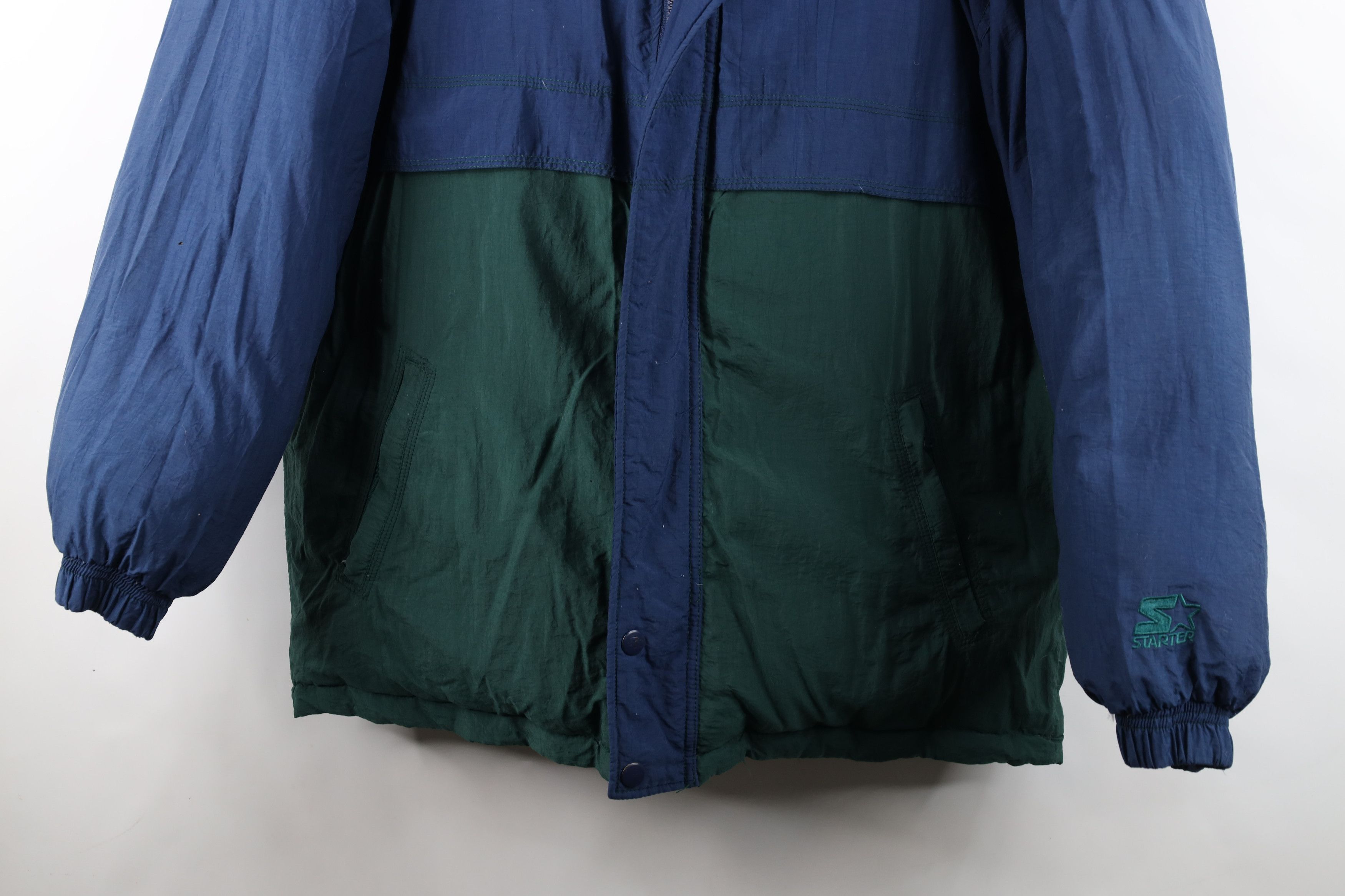 Starter Vintage 90s Starter Reversible Duck Down Puffer Jacket Size US L / EU 52-54 / 3 - 12 Thumbnail
