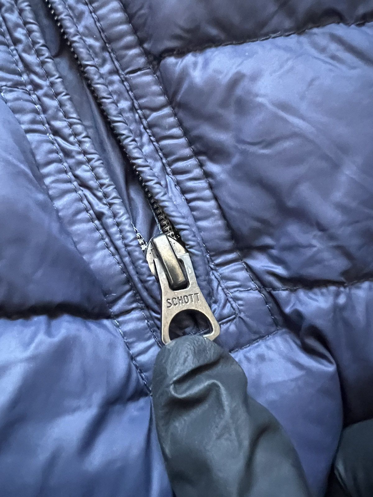 Schott Schott N.Y.C. Down Puffer Jacket Size US XL / EU 56 / 4 - 11 Thumbnail