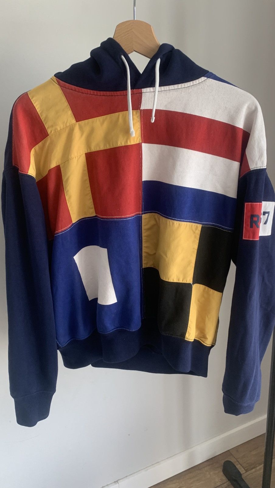 Polo Ralph Lauren Polo Ralph Lauren CP-93 Patchwork Hoodie RL67 Size S Size US S / EU 44-46 / 1 - 3 Thumbnail