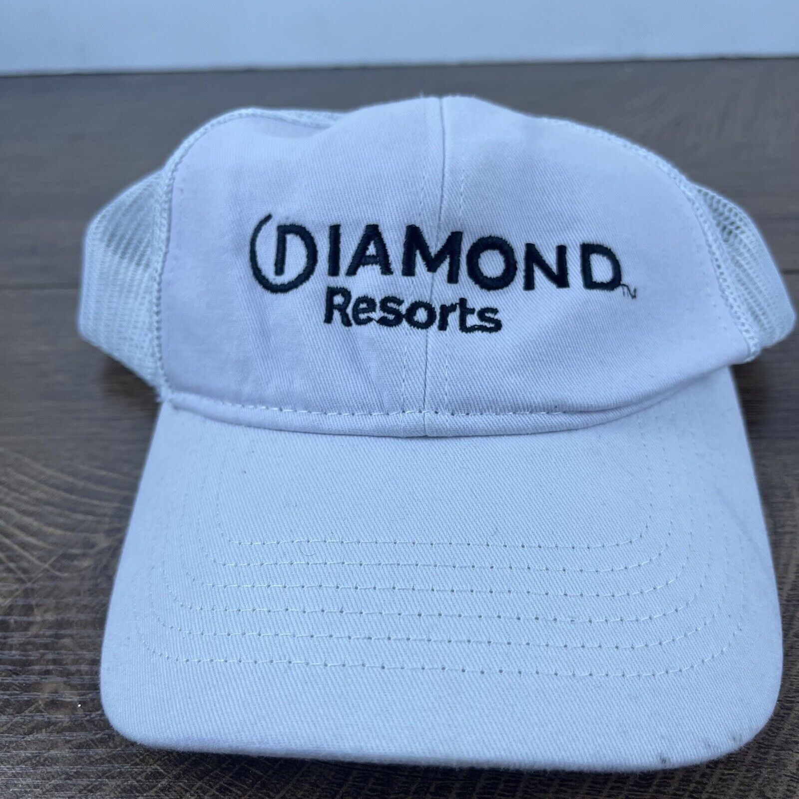 Other Diamond Resort Hat Diamond Snapback Hat White Adjustable Hat Size ONE SIZE - 1 Thumbnail