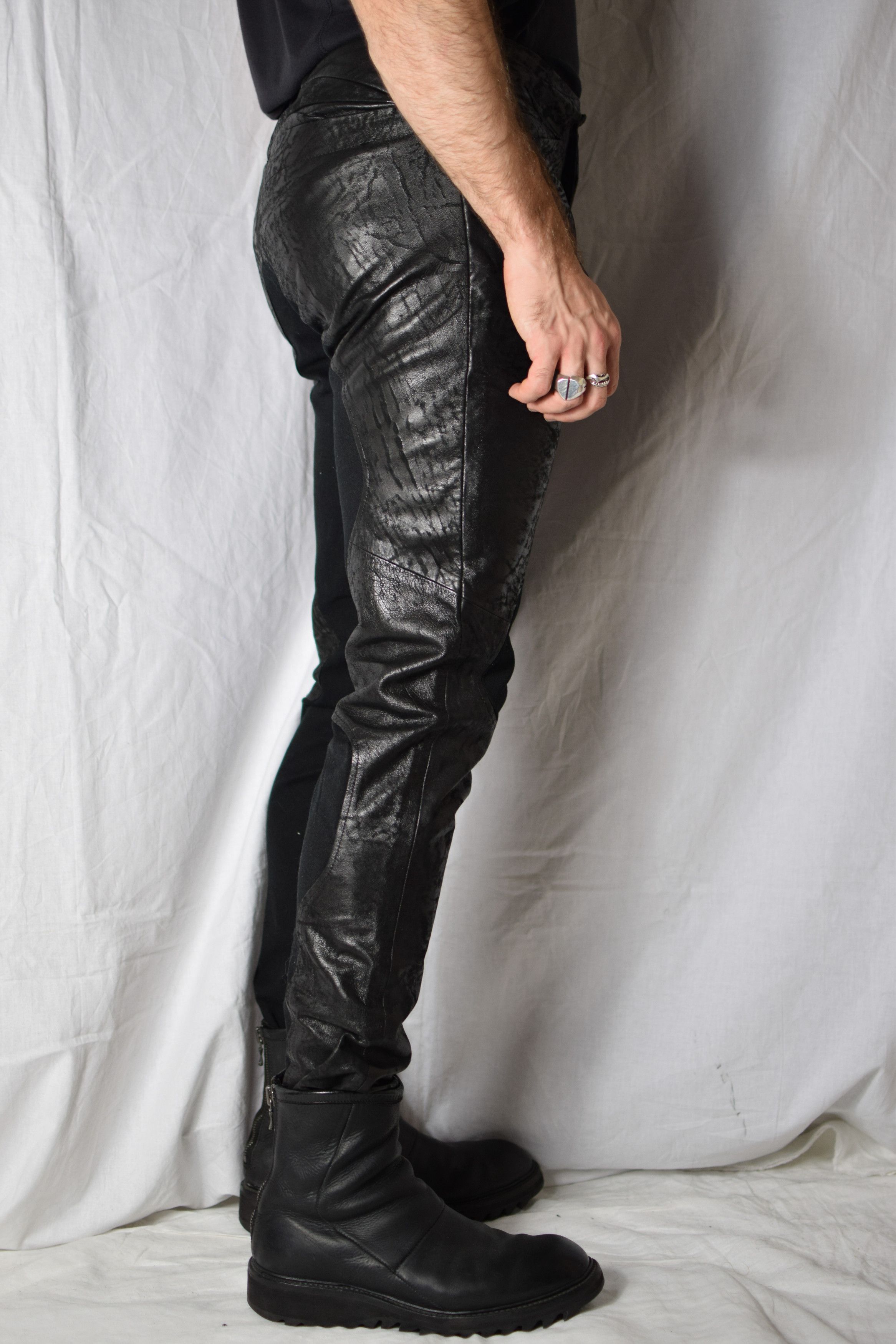 Julius Julius AW15 Sphere Leather Pants - 517PAM20 Size US 30 / EU 46 - 6 Thumbnail