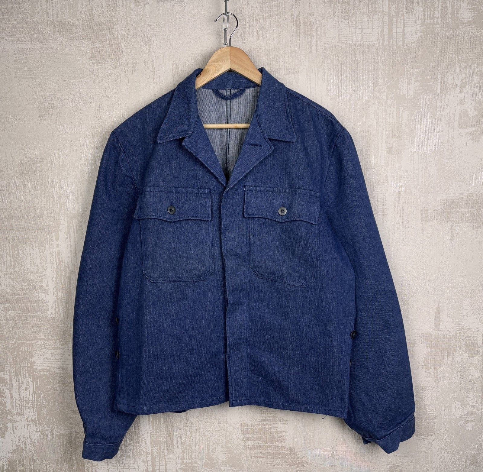 Le Laboureur Vintage Chore Jacket Buckel Back Pants French Set Work Size US L / EU 52-54 / 3 - 3 Thumbnail