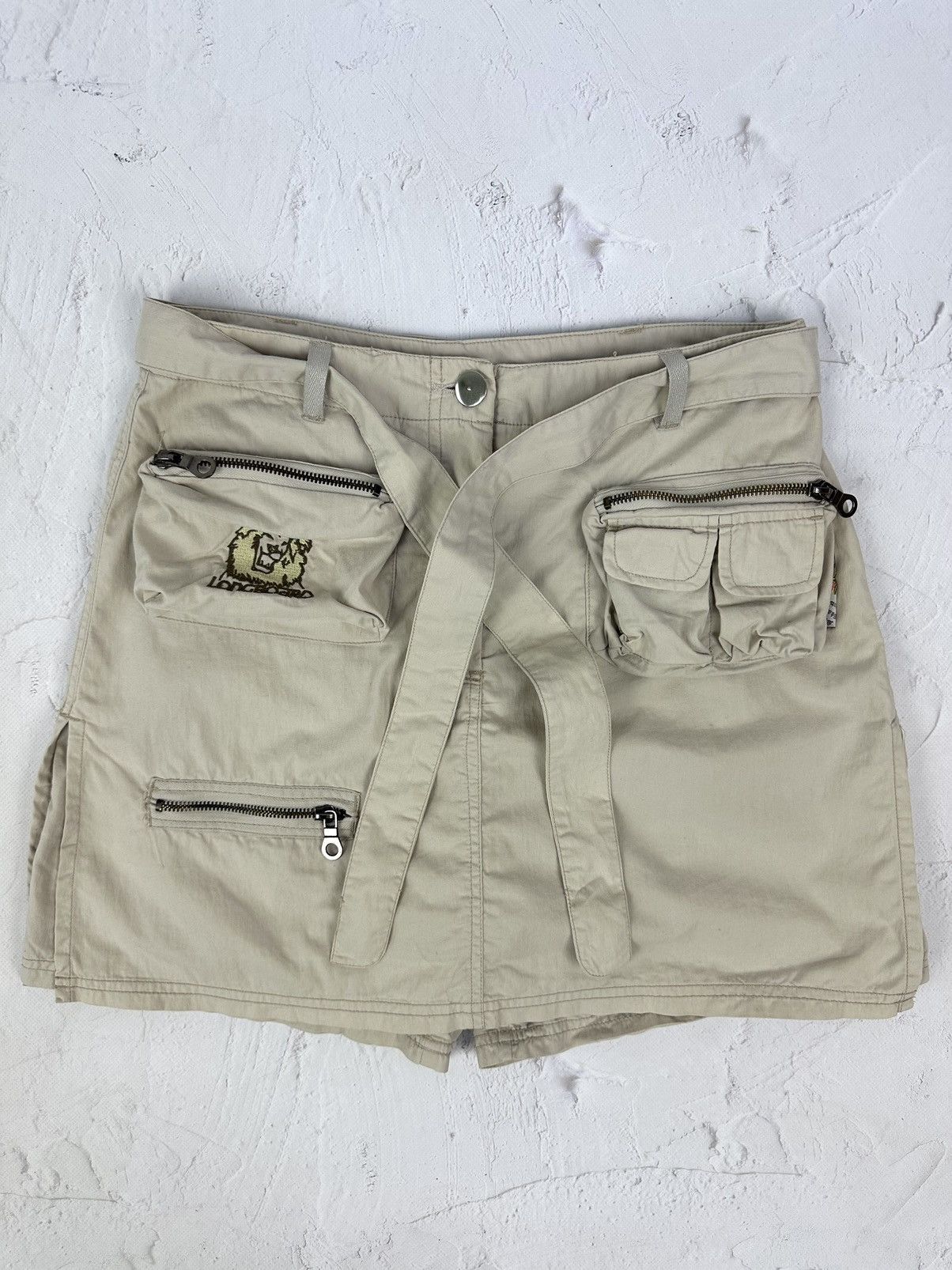 Japanese Brand × Vintage Vintage Cargo Zip Pocket Skirt-Shorts Size 32" / US 10 / IT 46 - 1 Thumbnail
