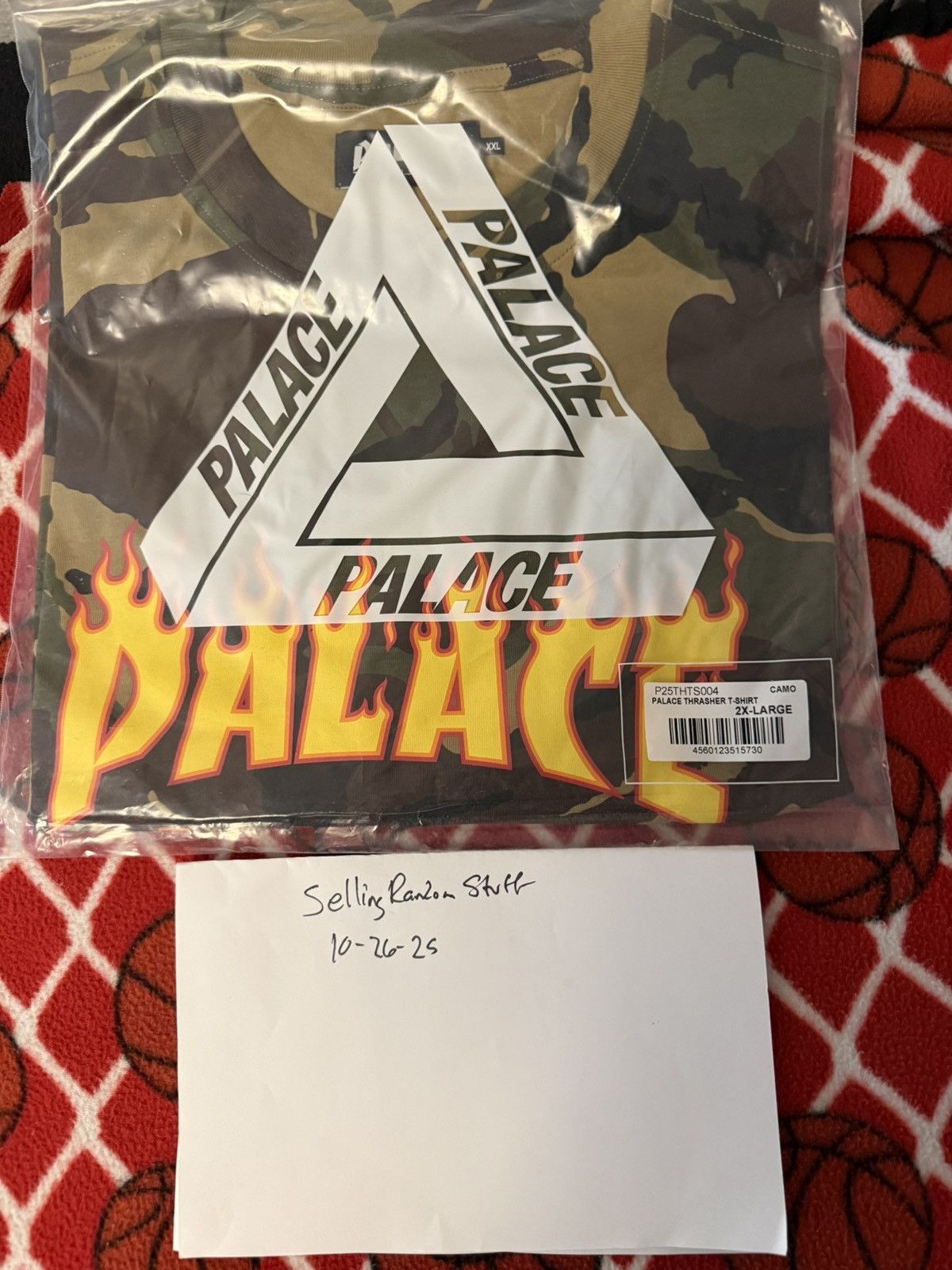 Palace x thrasher camo xxl