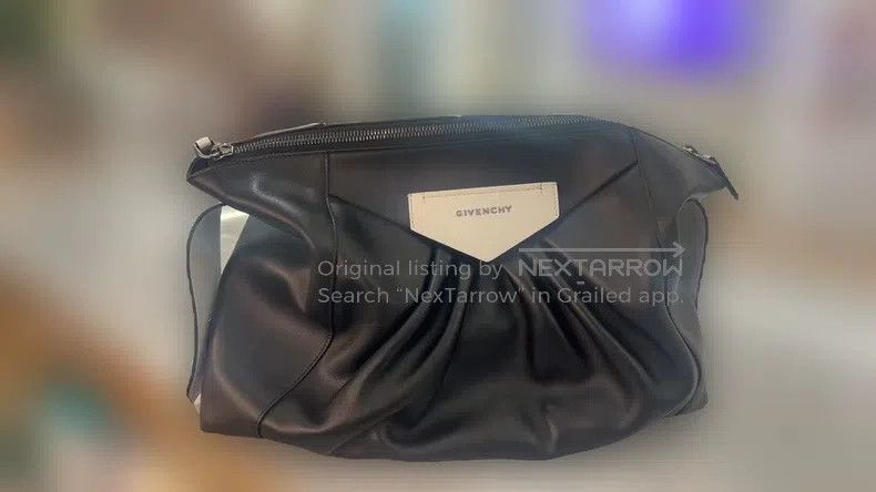Givenchy Givenchy 3D Black and White Plaid Large Handbag Clutch Size ONE SIZE - 2 Thumbnail