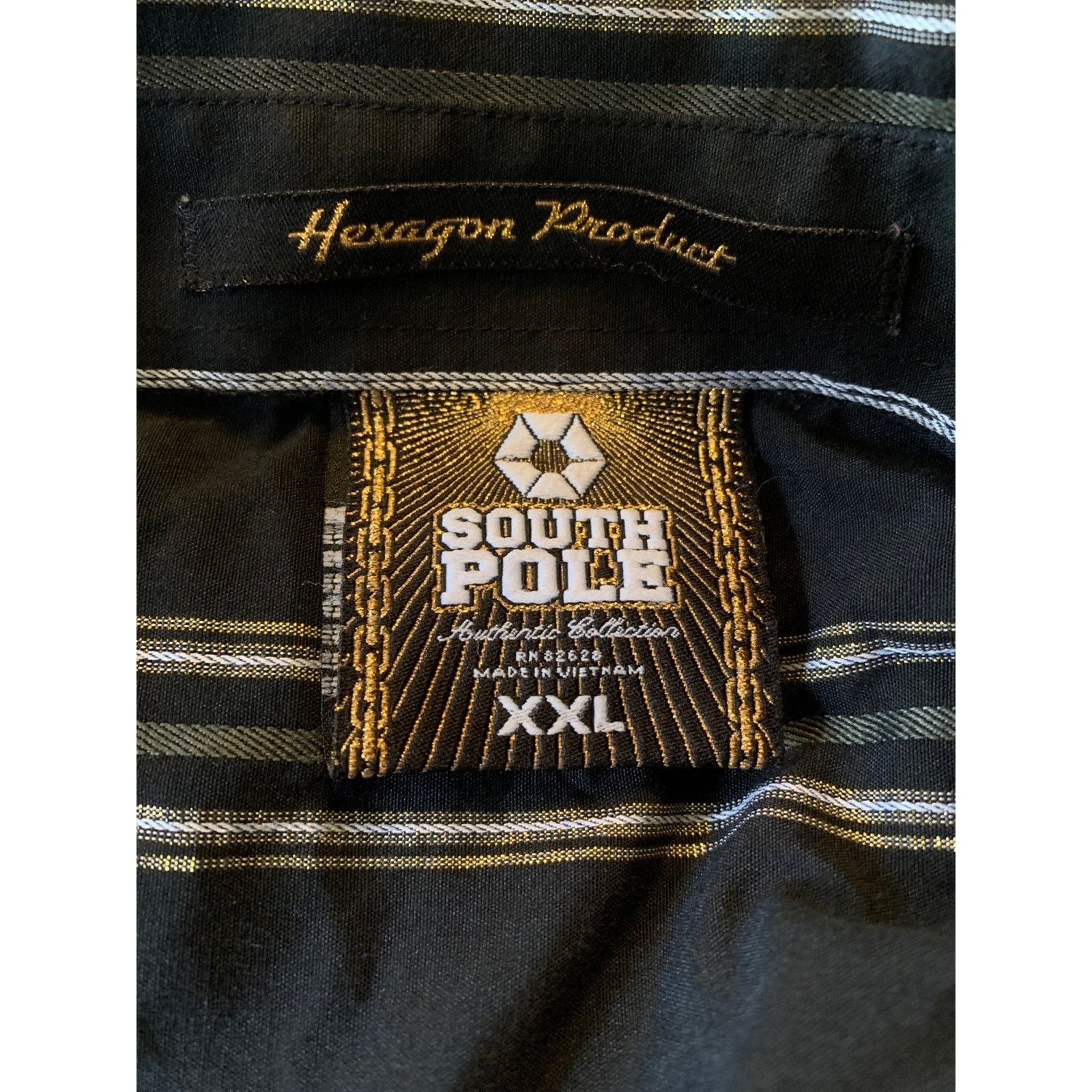 Southpole SouthPole Mens Size 2X Dress Shirt Long Sleaves Button Down Size US XXL / EU 58 / 5 - 5 Thumbnail