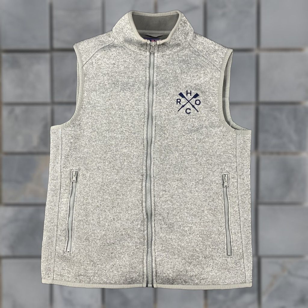 Vineyard Vines Vineyard Vines Vest Mens XS Gray Fleece Full Zip Outdoor Outdoors Rowing Club Size US XS / EU 42 / 0 - 1 Thumbnail