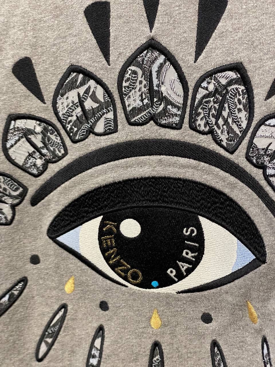Kenzo Kenzo embroidered eye sweatshirt crewneck Size L / US 10 / IT 46 - 4 Thumbnail