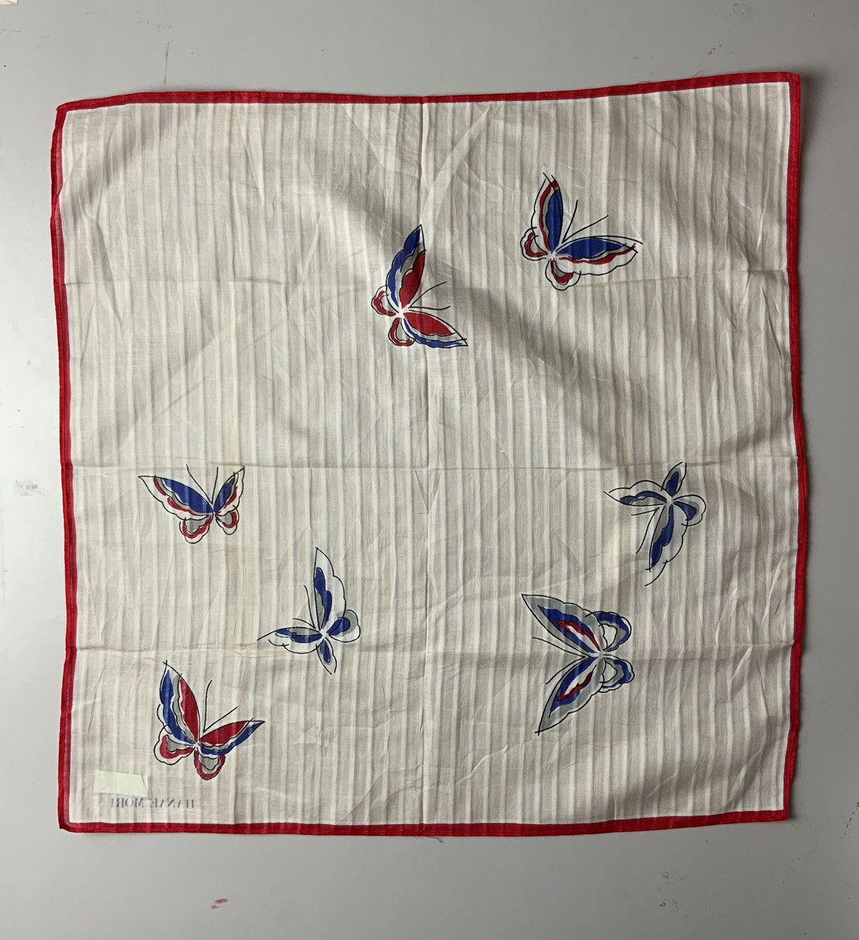 Hanae Mori Hanae Mori Butterfly Bandana Handkerchief Size ONE SIZE - 5 Thumbnail