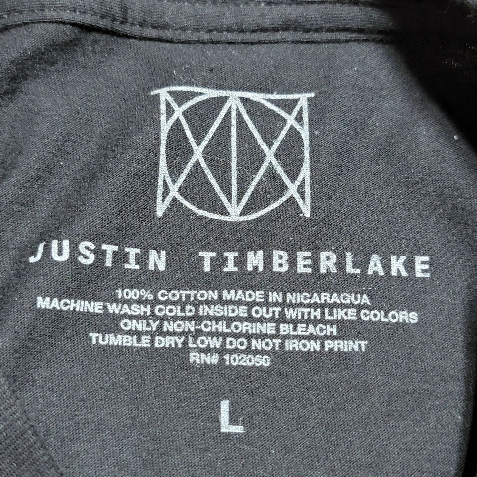 Other Justin Timberlake Black Ladies Tee - Size Large Size L / US 10 / IT 46 - 4 Thumbnail