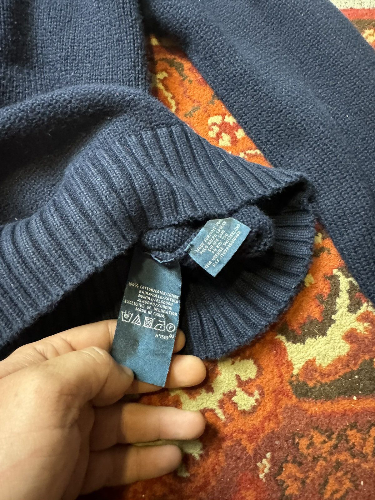 Polo Ralph Lauren × Vintage Vintage Y2K Polo Ralph Lauren Knitted Embroidered logo Sweat Size US M / EU 48-50 / 2 - 7 Thumbnail