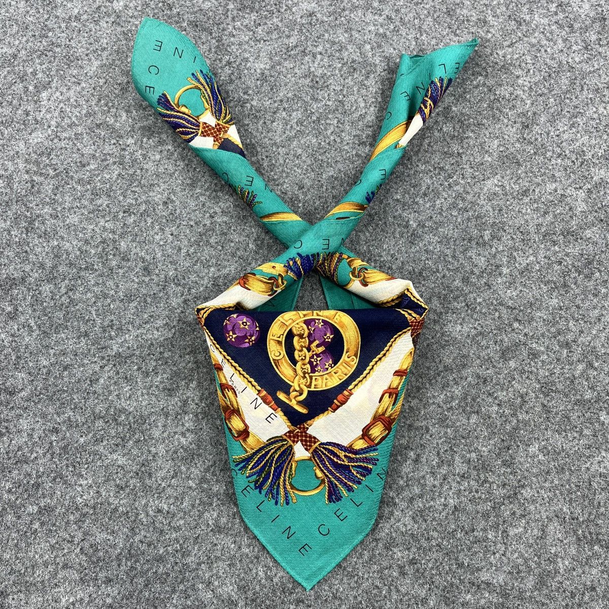 Celine Celine Handkerchief / Bandana / Neckerchief B1732 Size ONE SIZE - 4 Thumbnail