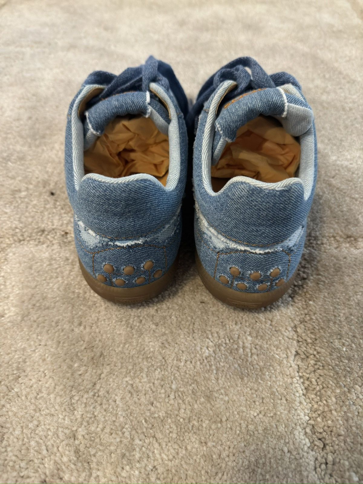 Tod's Tods Denim Panelled Sneakers Size US 8 / EU 41 - 4 Thumbnail