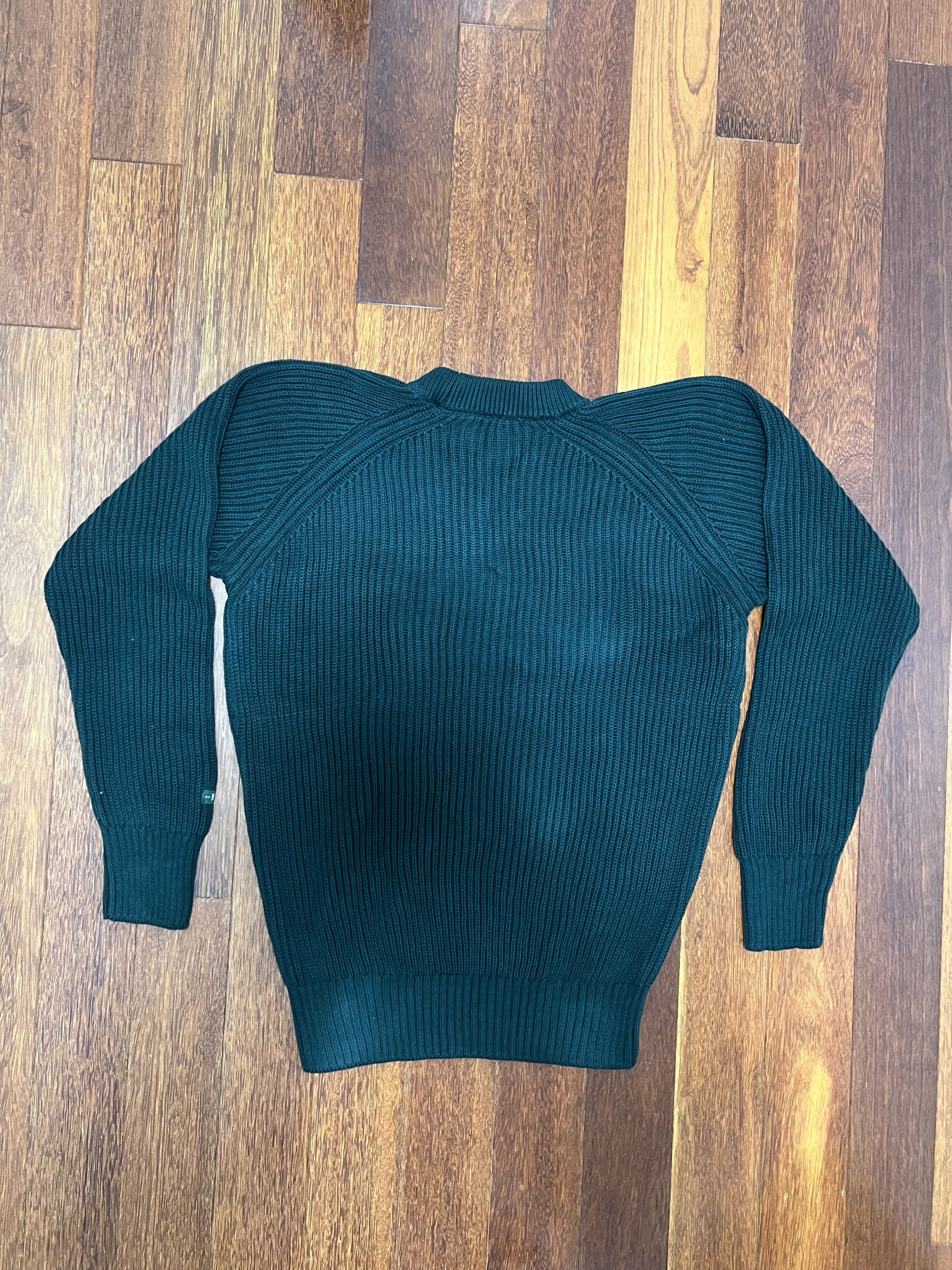 Knickerbocker Mfg Co 💚 Knickerbocker Heavy Rib Cotton Sweater Sycamore NEW Size US M / EU 48-50 / 2 - 5 Thumbnail