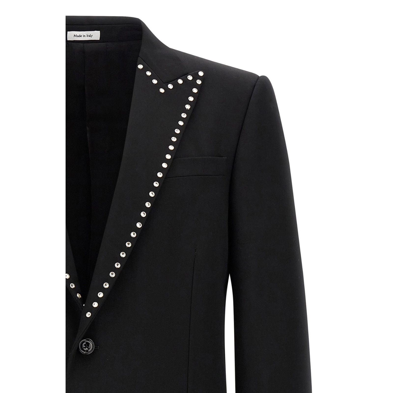 Alexander McQueen ALEXANDER MCQUEEN Black Wool Blazer Jacket New & Authentic ( Size US L / EU 52-54 / 3 - 3 Thumbnail