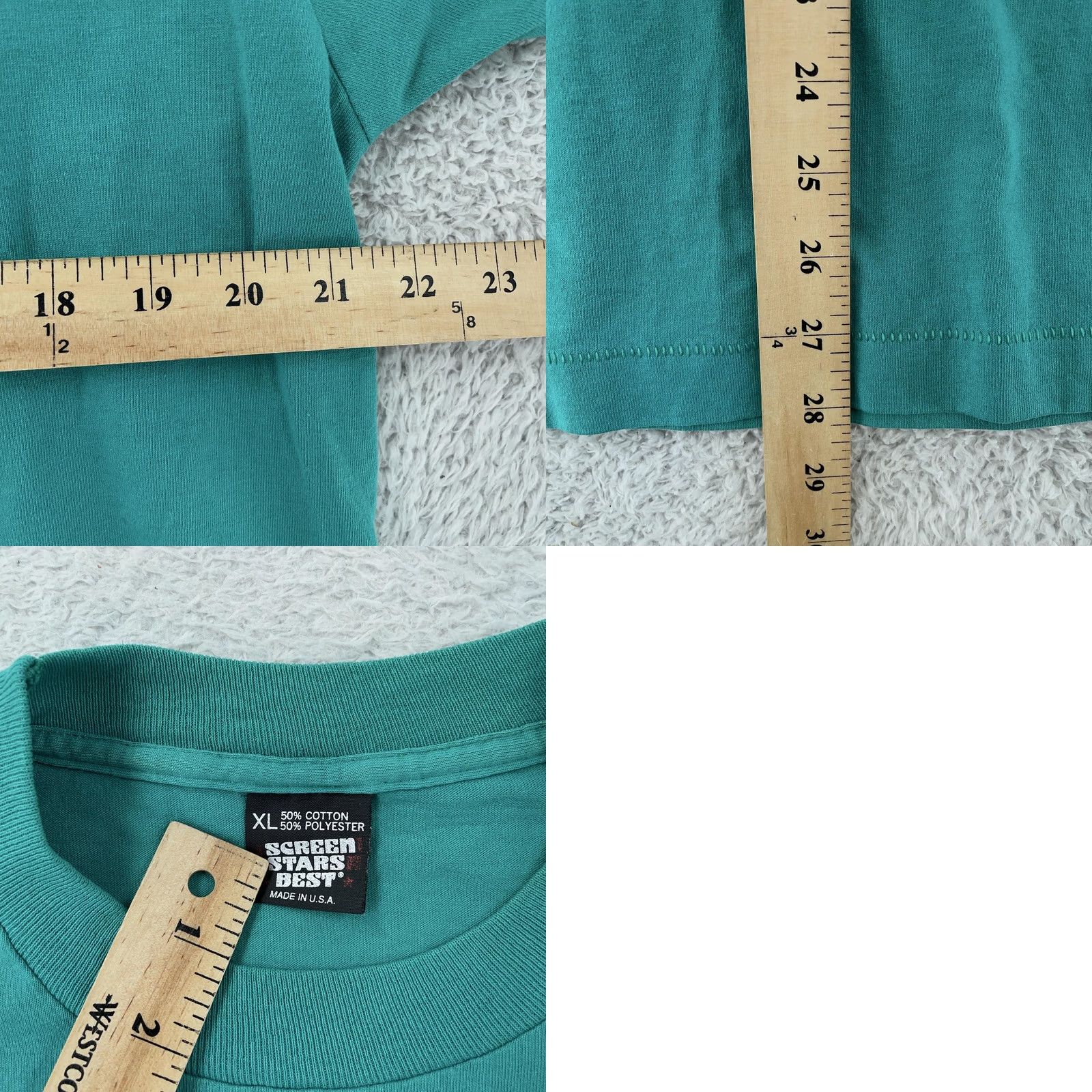 Vintage VINTAGE St. Louis School Counselor Association T-Shirt L Missouri Teacher 90s Screen Stars Best Green Graphic Print Cotton Polyester Men Size US L / EU 52-54 / 3 - 8 Thumbnail