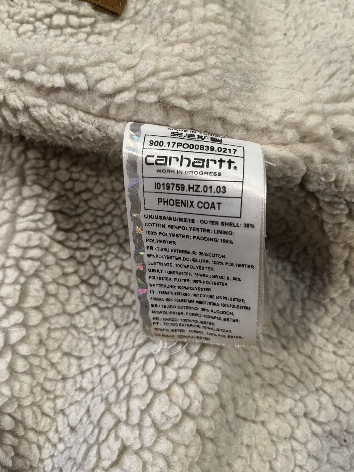 Carhartt Wip Phoenix Sherpa Lined Chore Coat Size US M / EU 48-50 / 2 - 3 Thumbnail