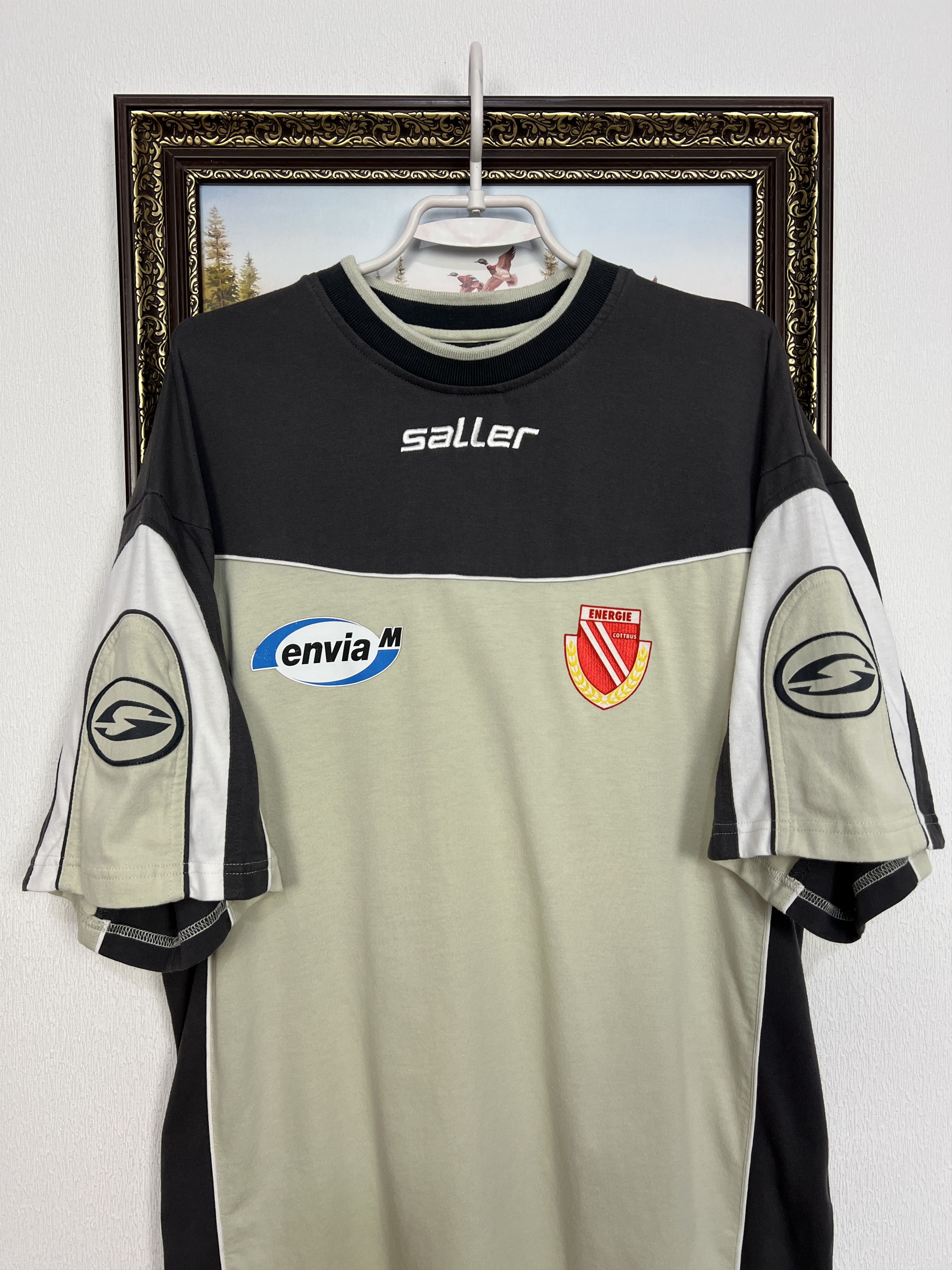 Saller Energie Cottbus Football Train Shirt Soccer Jersey