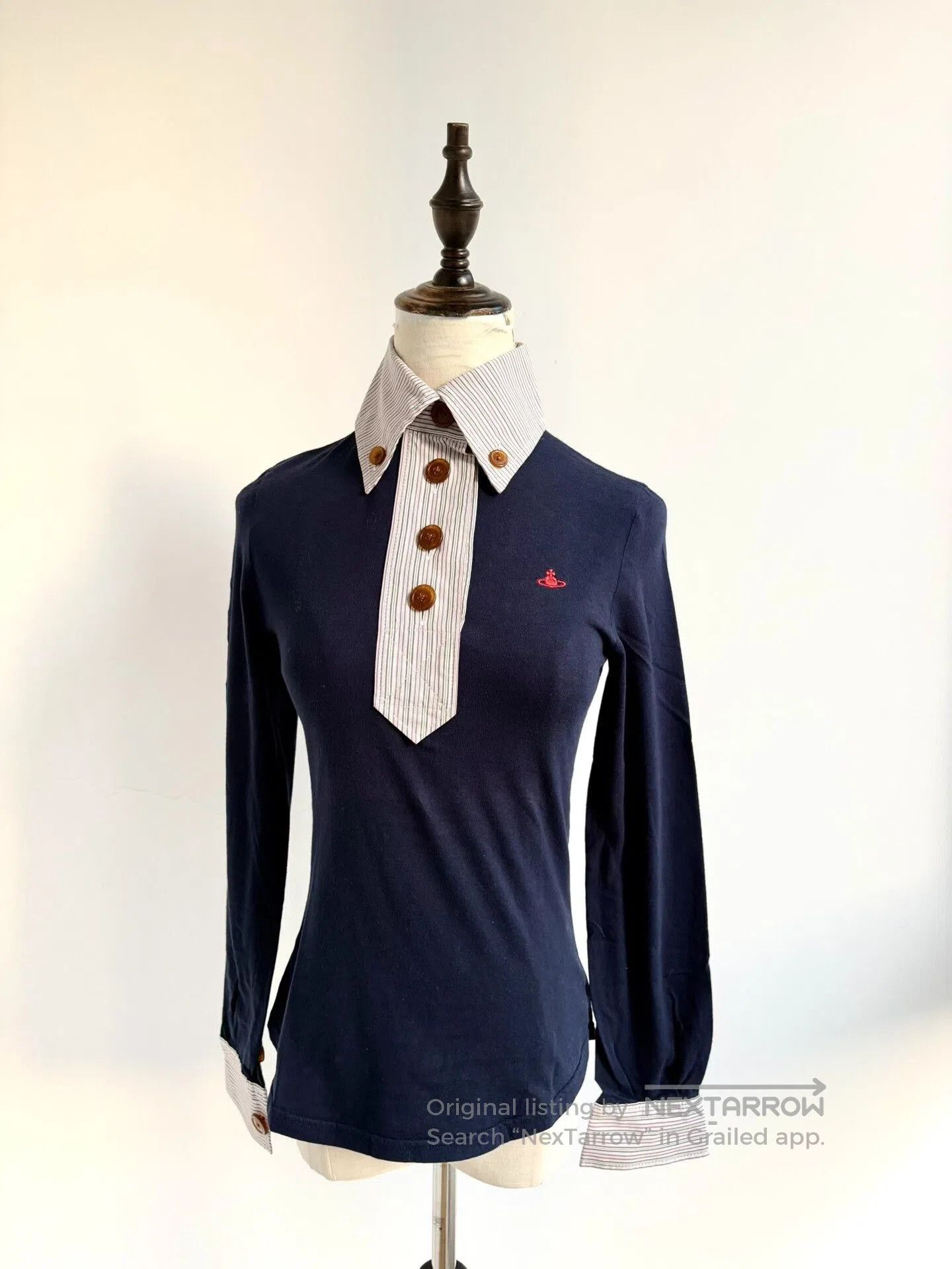 Vivienne Westwood vivienne westwood navy patterned button. Size M / US 6-8 / IT 42-44 - 1 Thumbnail