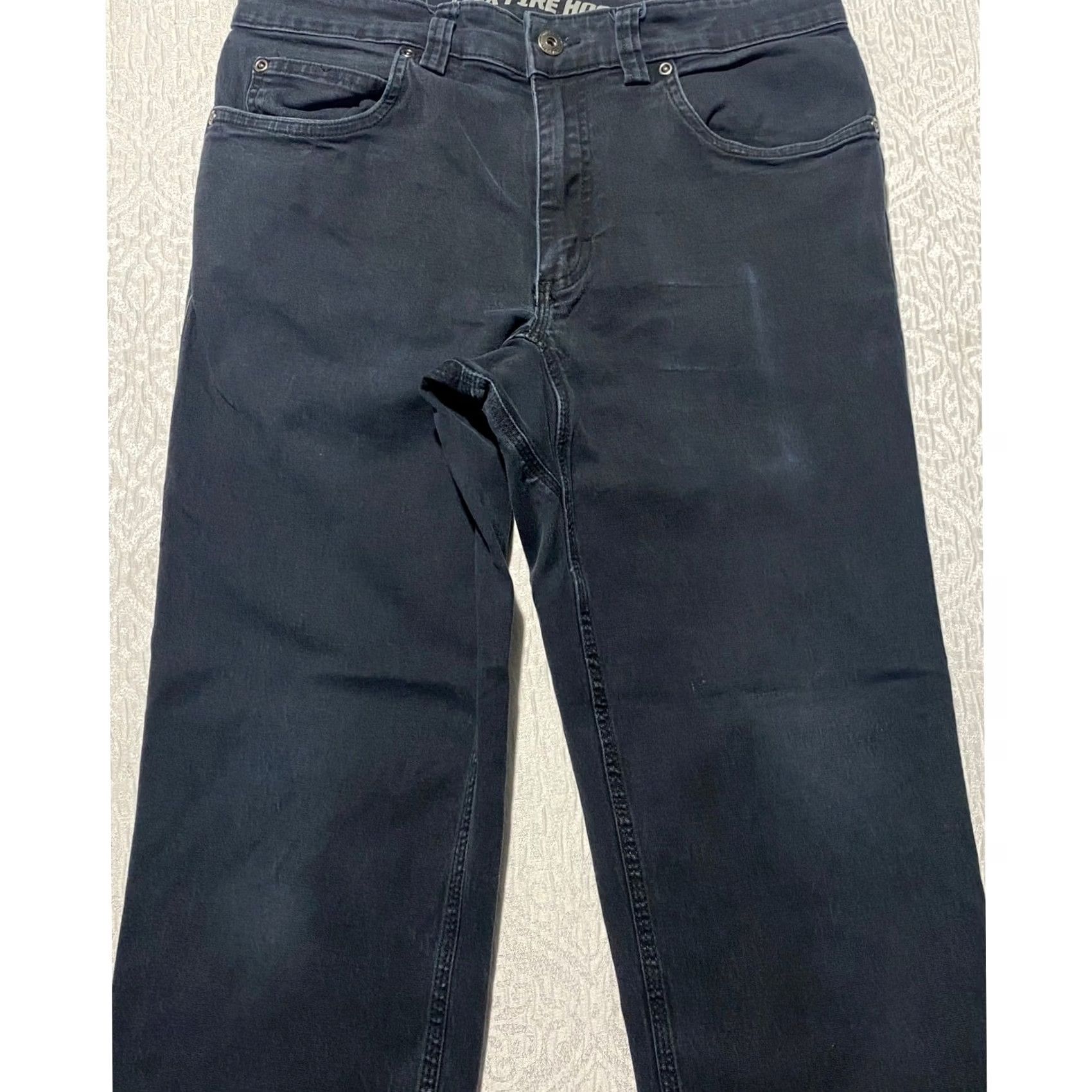 Duluth Trading Company Duluth Trading Co Flex Fire Hose Slim Fit Work Pants Mens 30x28 Black Canvas Size US 30 / EU 46 - 2 Thumbnail