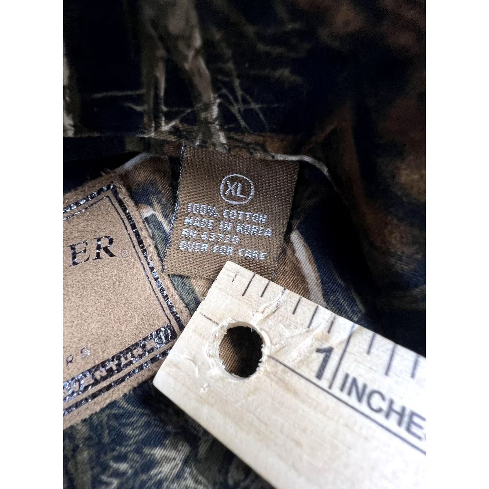 Vintage VINTAGE North River Shirt Mens XL Camo Brown Deer Wildlife Long Sleeve Button Up Heavy Size US XL / EU 56 / 4 - 3 Thumbnail