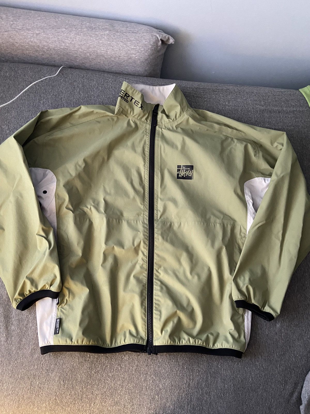 image of Stussy X Pertex Collab in Green, Men's (Size Small)