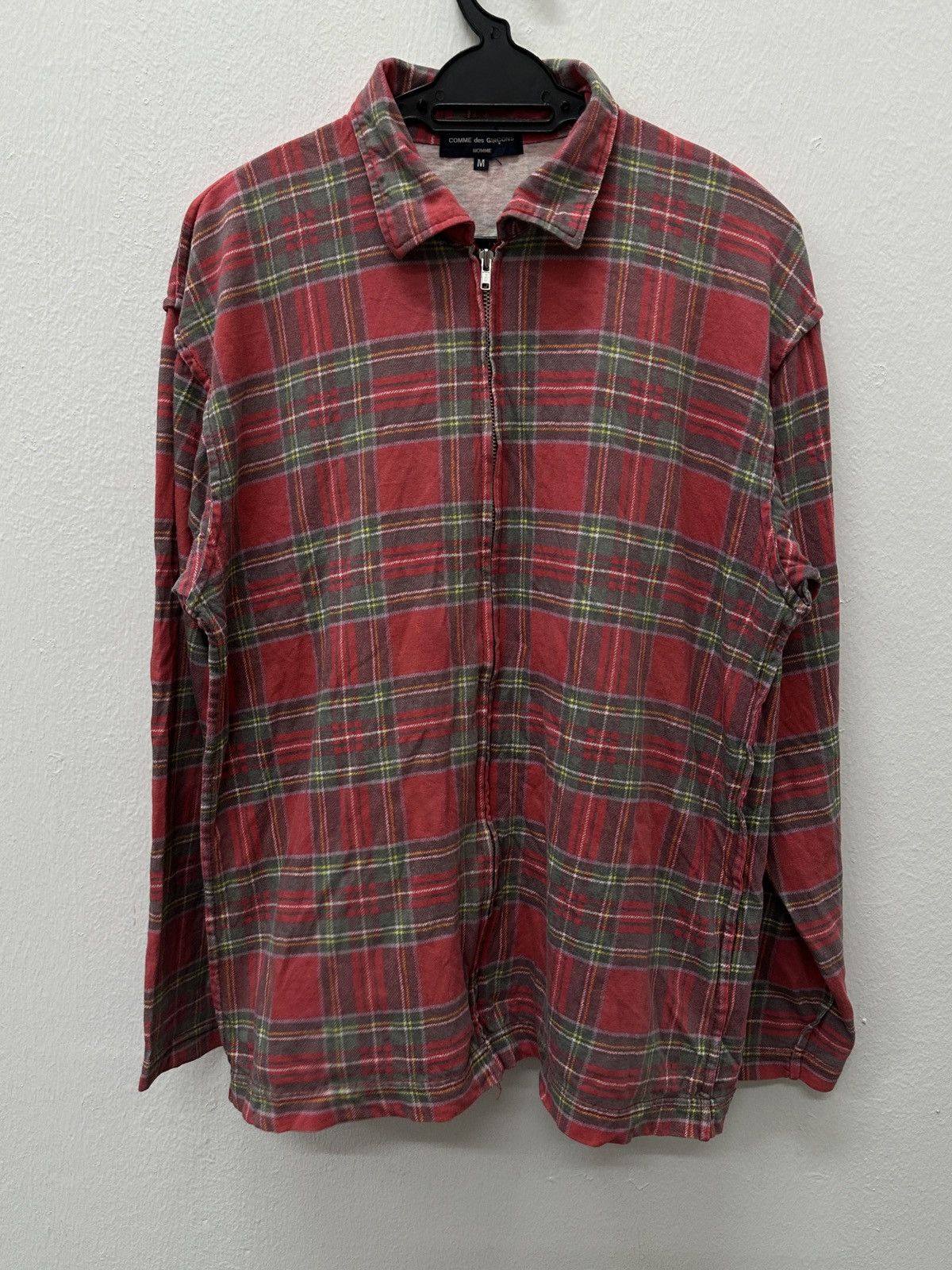 Comme des Garcons SS2005 Comme des Garcons Plaid Tartan Zipper Polos Jacket Size US M / EU 48-50 / 2 - 15 Thumbnail
