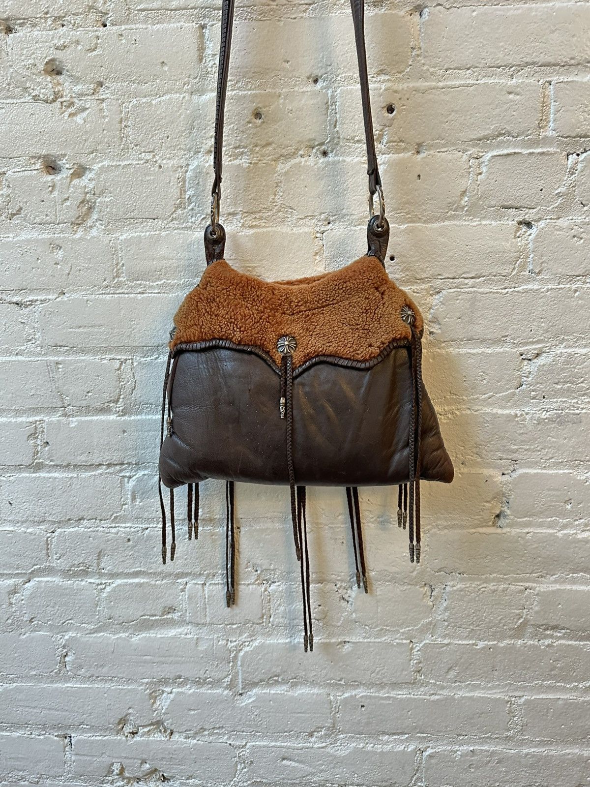 Chrome Hearts CHROME HEARTS SHERLING FRINGE BAG Size ONE SIZE - 4 Thumbnail