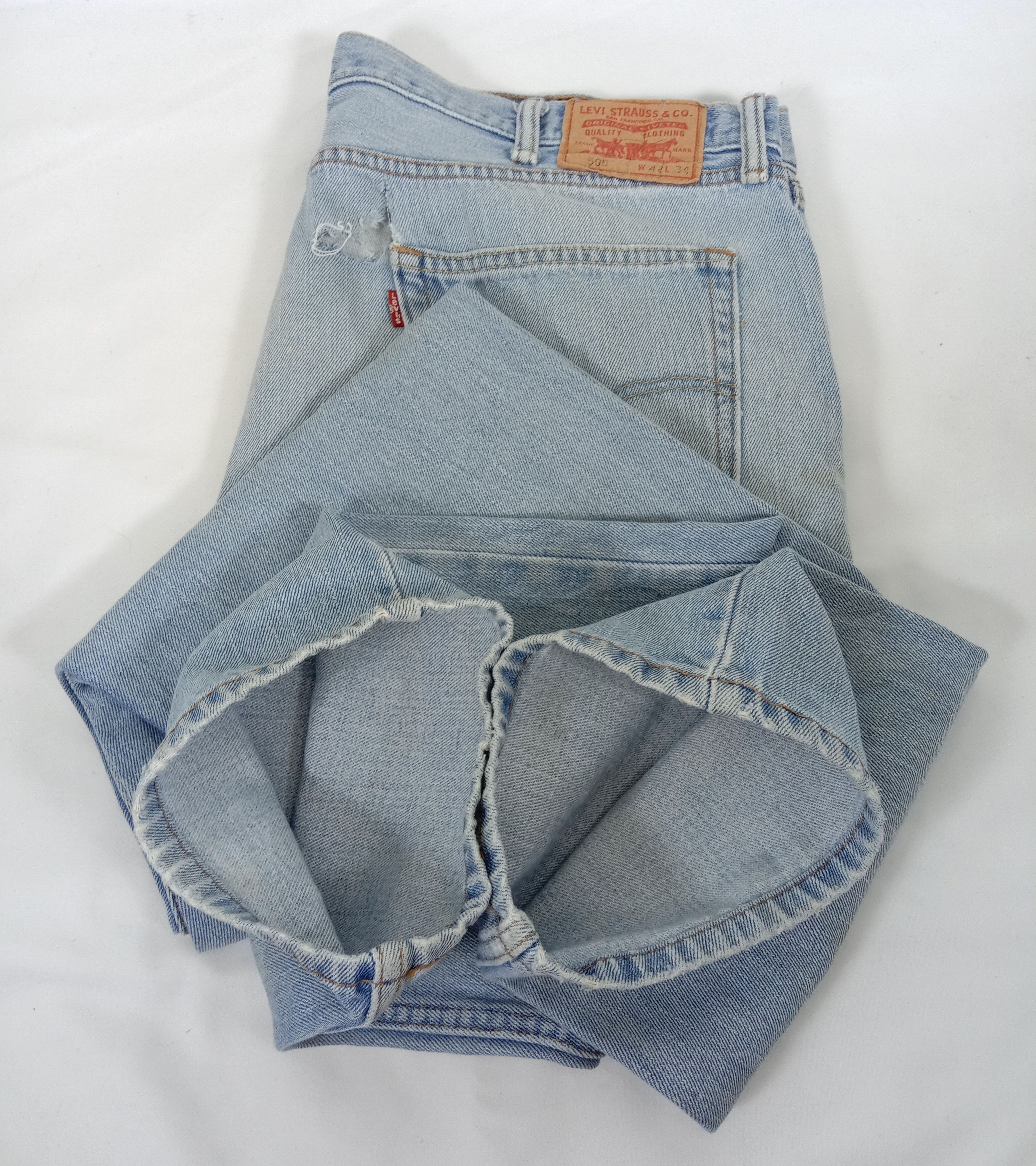 Levi's Vintage Levi's 505 Jeans Light Wash Regular Fit Denim Size US 42 / EU 58 - 17 Thumbnail
