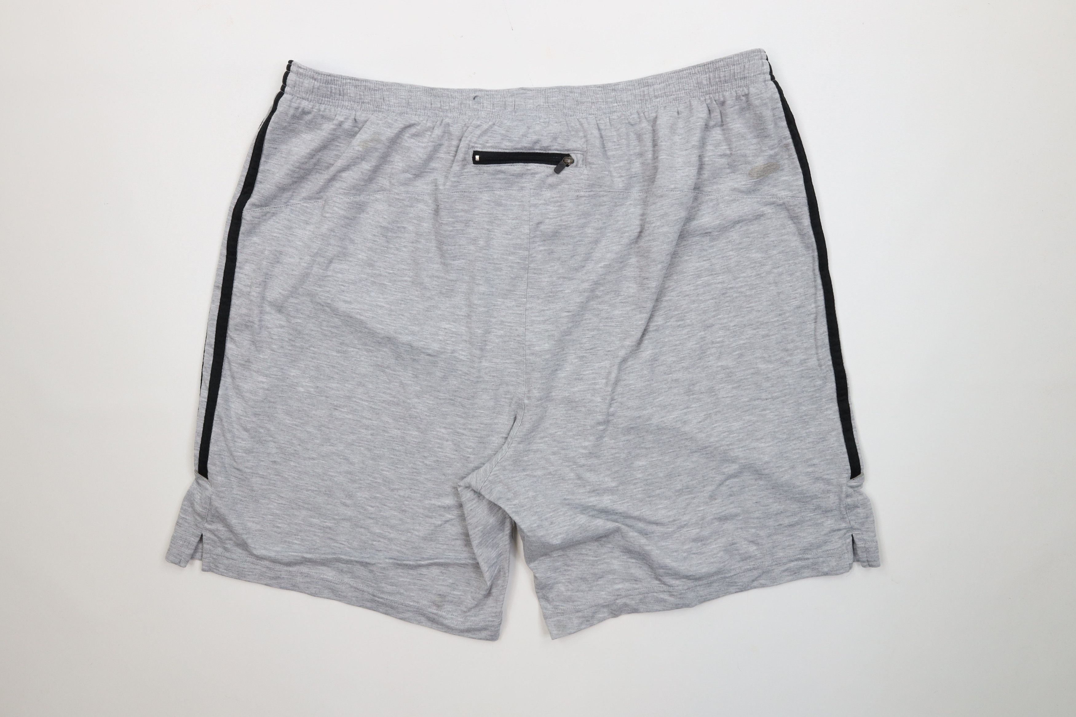 Adidas Vintage Y2K Adidas Spell Out Striped Above Knee Shorts Gray Size US 36 / EU 52 - 9 Thumbnail