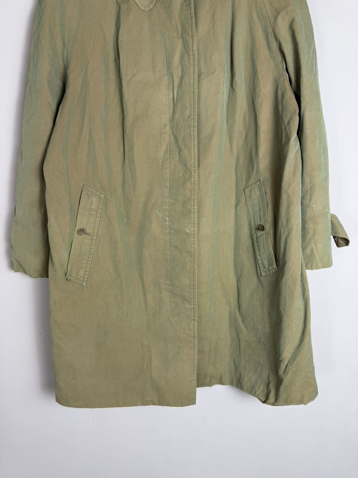 Burberry Vintage 90s Burberrys trench coat jacket Size M / US 6-8 / IT 42-44 - 3 Thumbnail