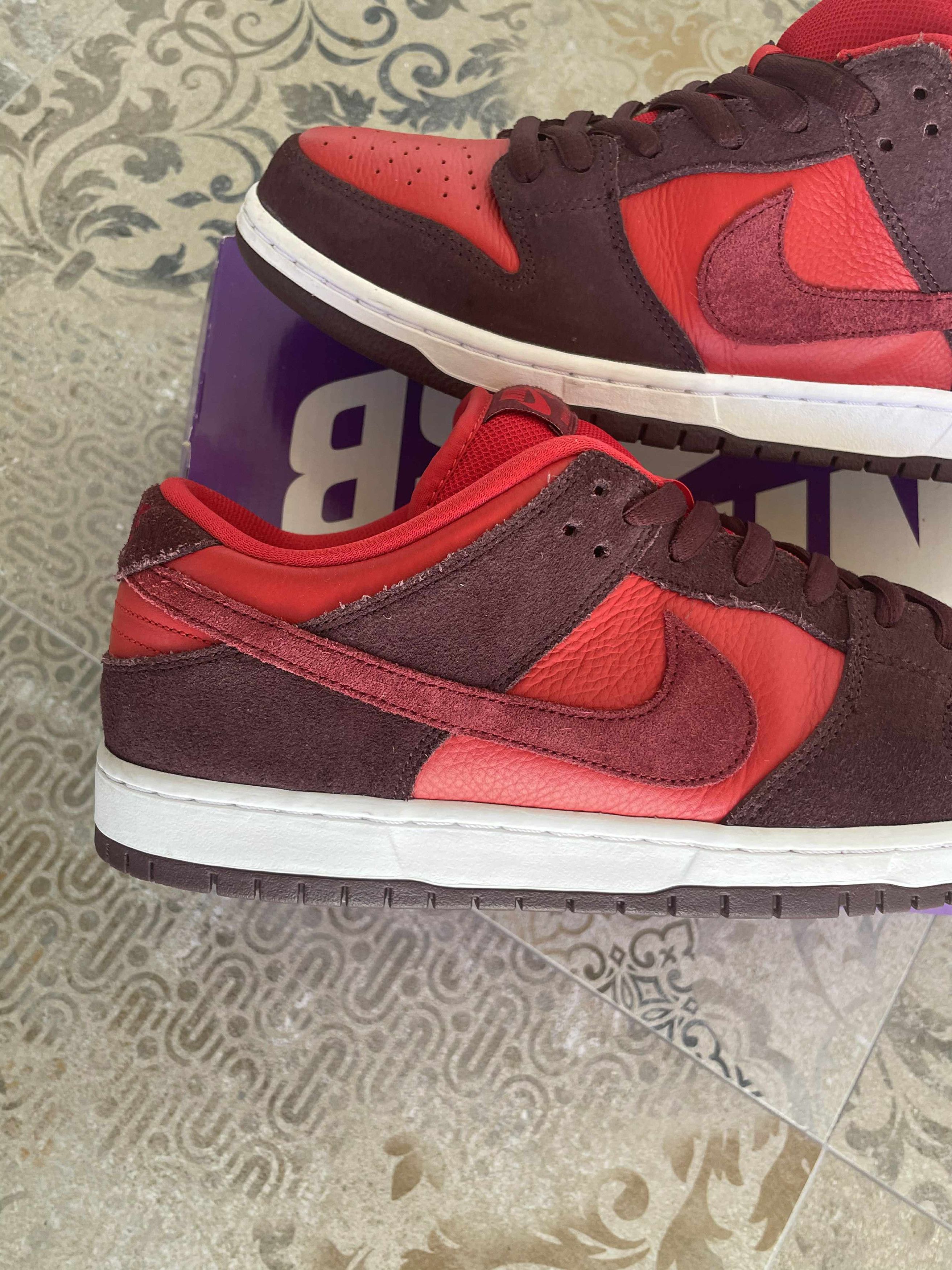 Nike Nike Dunk Sb Low Cherry Red US12 EU 46 UK 11 Size US 12 / EU 45 - 7 Thumbnail