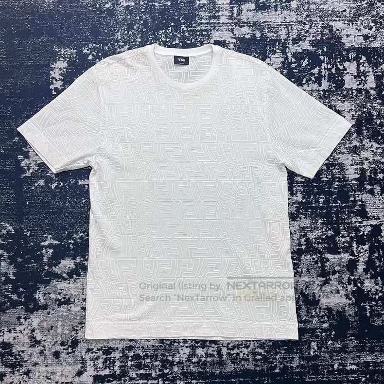 Fendi Fendi Logo Letter Printed Short Sleeve Size US S / EU 44-46 / 1 - 1 Thumbnail