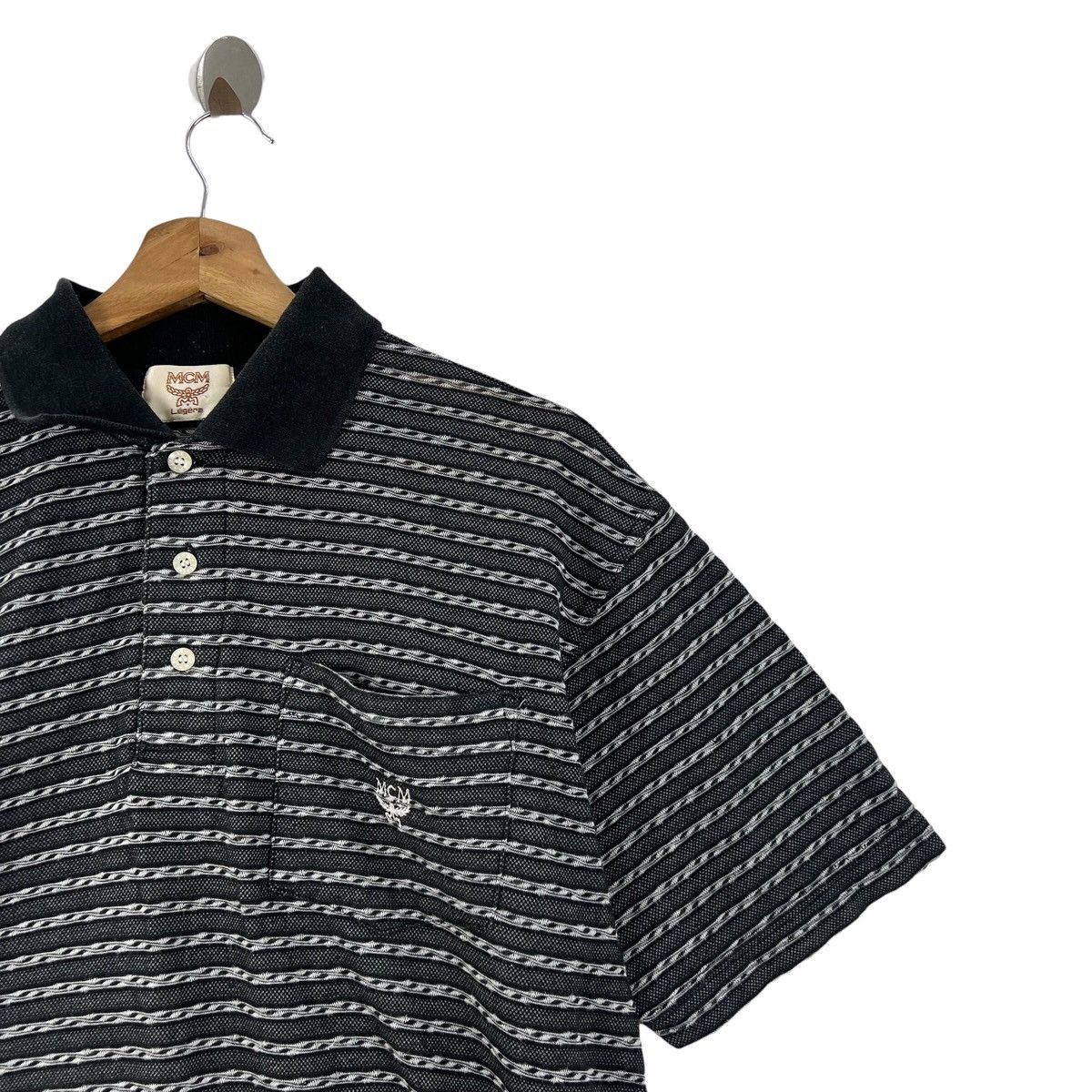 MCM Vintage MCM LEGERE Michael Cromer Munich Chain Design Polo Size US L / EU 52-54 / 3 - 4 Thumbnail