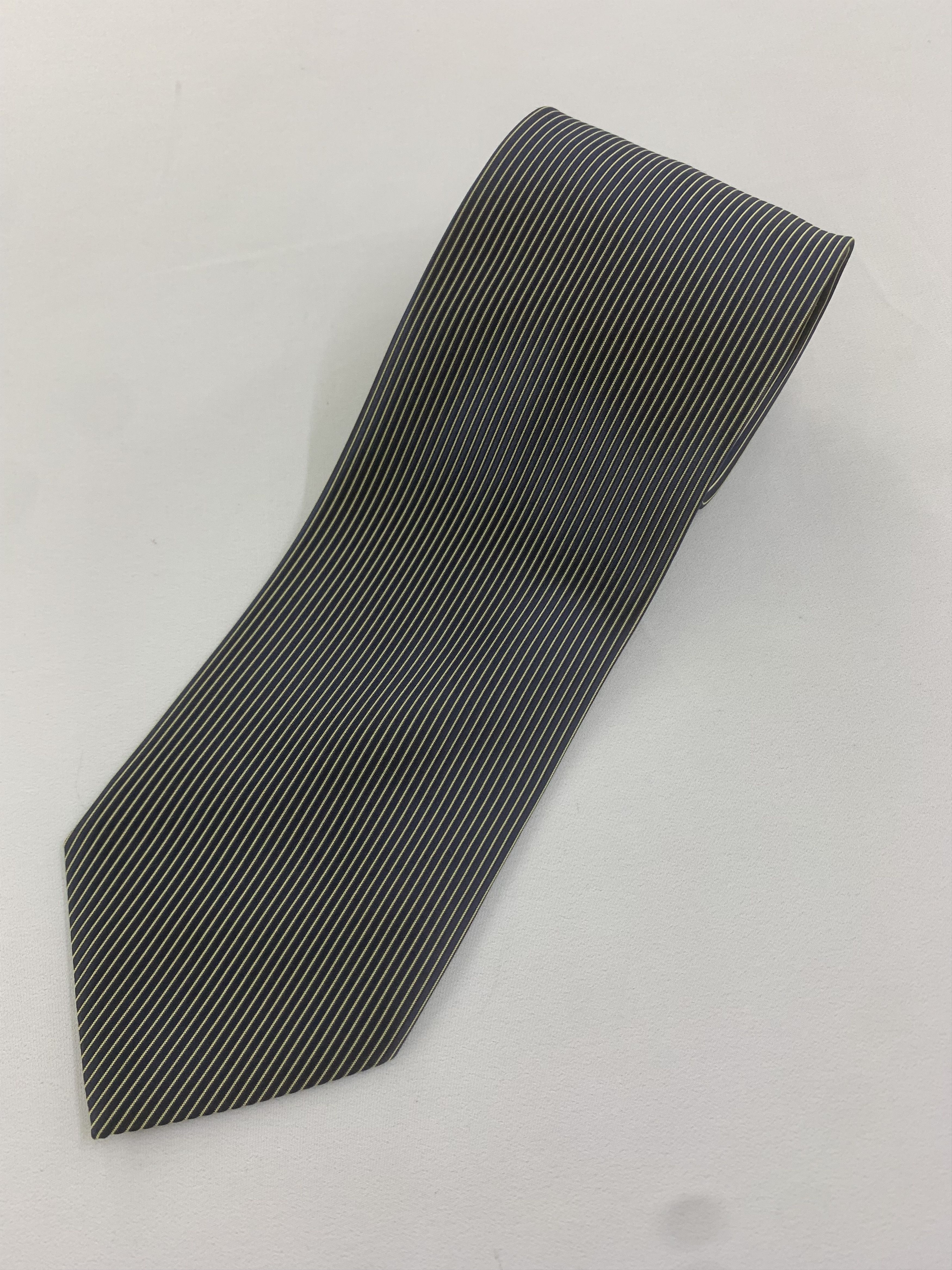 Kansai Yamamoto Kansai Yamamoto silk tie black striped NT1003 Size ONE SIZE - 1 Thumbnail