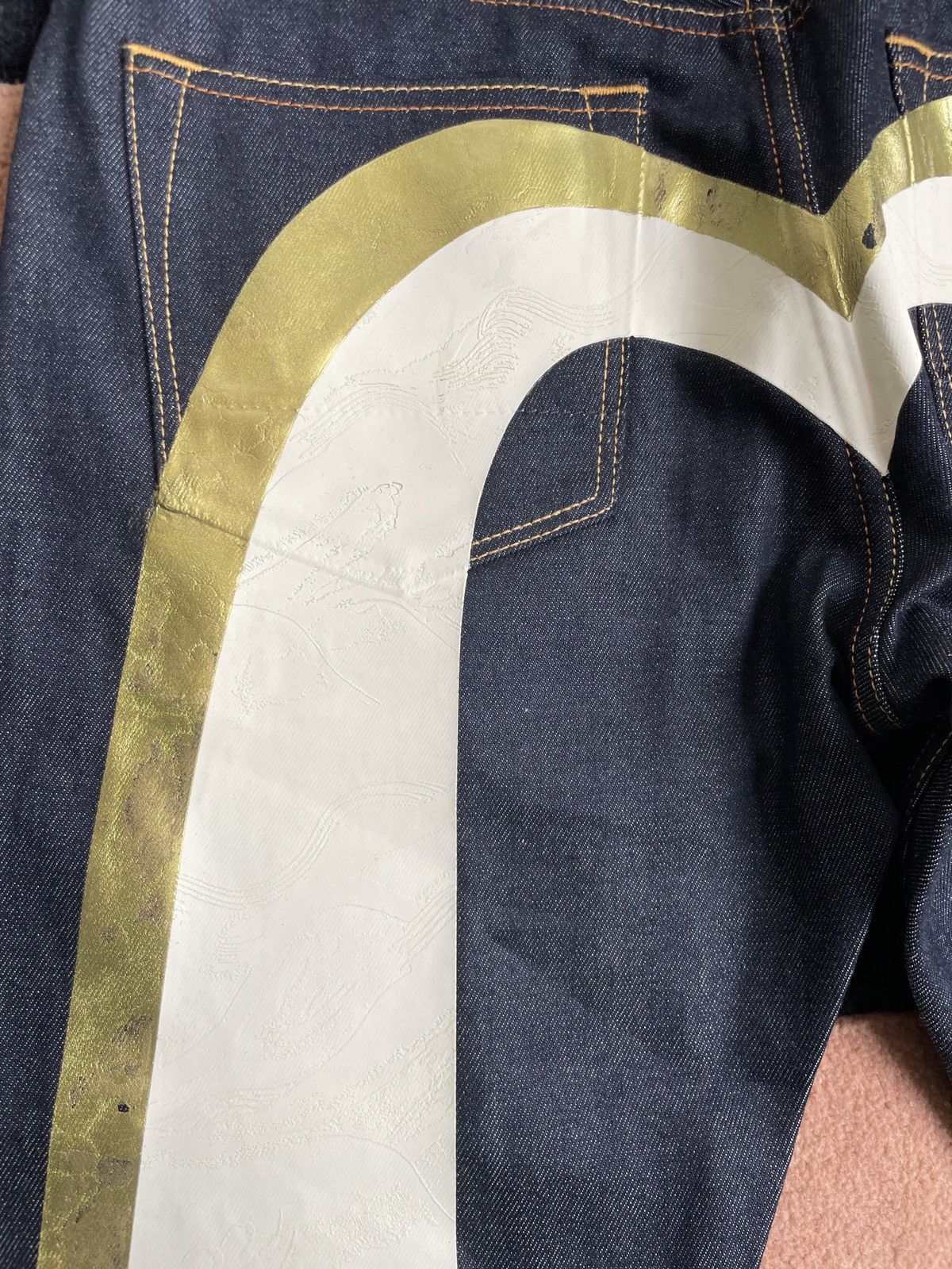 Evisu × Vintage Evisu golden daicock style denim jeans size:29x34 Size US 29 - 7 Thumbnail