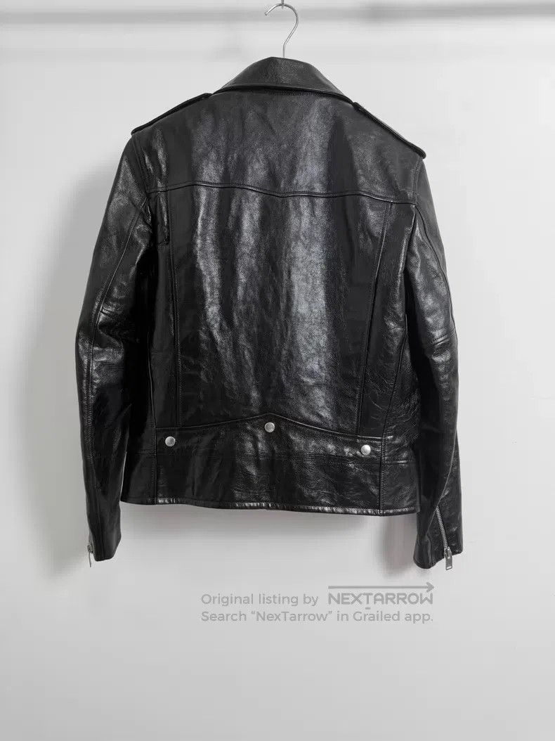 Saint Laurent Paris Saint Laurent Paris Black Leather Biker Jacket i Size US M / EU 48-50 / 2 - 2 Thumbnail