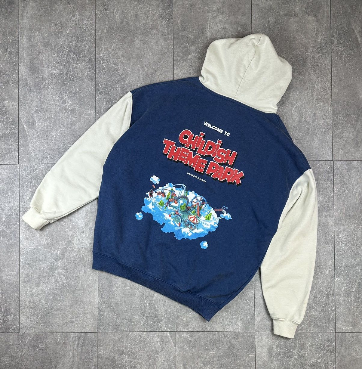 CHILDS Childish Theme Park Vintage Baggy Hoodie Size US XL / EU 56 / 4 - 1 Thumbnail