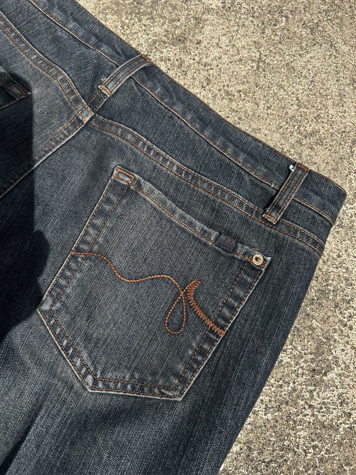 Other Bundle! Dark rust jeans w/ black sheer shirt Size M / US 6-8 / IT 42-44 - 10 Thumbnail
