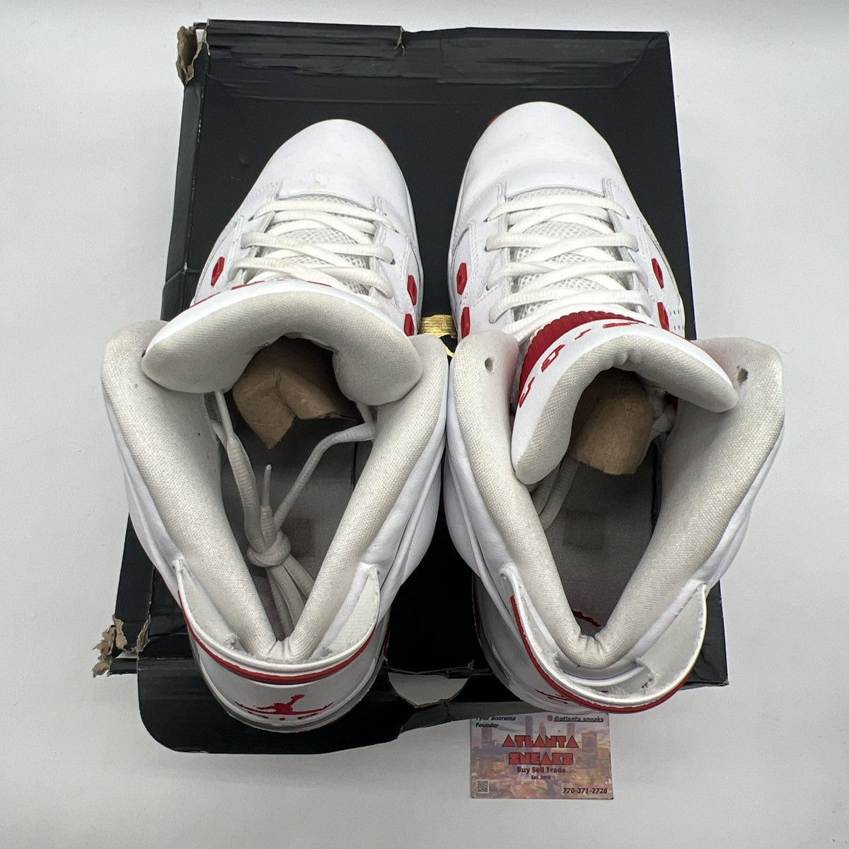 Jordan Brand Jordan 6-17-23 white fire red Size US 12 / EU 45 - 7 Thumbnail