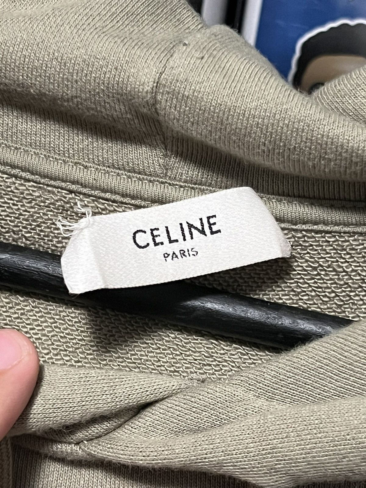 Celine Celine Hoodie Olive Green Size US M / EU 48-50 / 2 - 5 Thumbnail