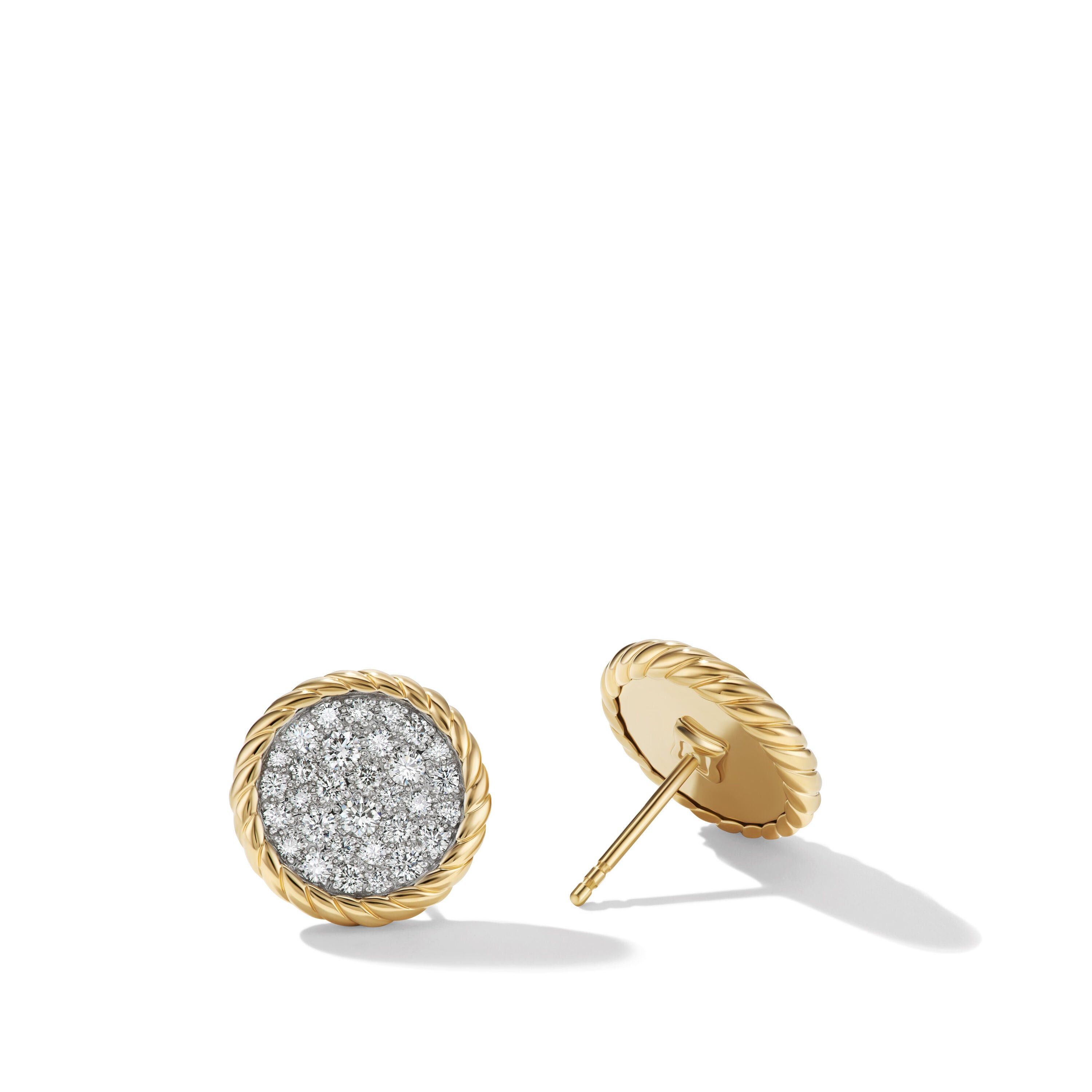 David Yurman o1w1db11025 E17576D Gold Earrings in Golden Size ONE SIZE - 2 Thumbnail