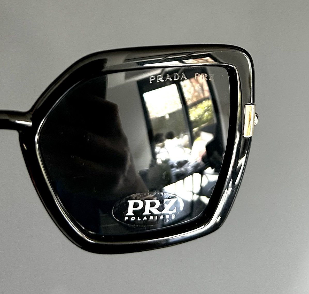 Prada Prada SPR09W 1AB-5Z1 Sunglasses New Womens Polarized Size ONE SIZE - 8 Thumbnail