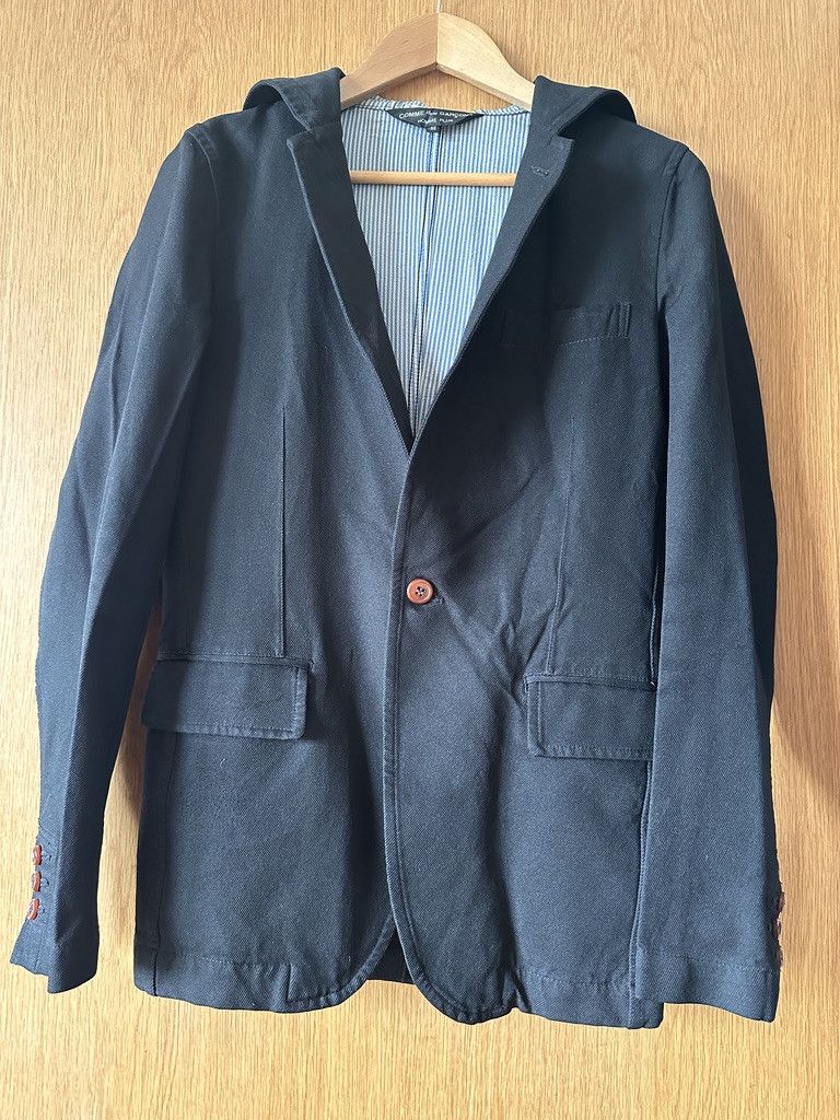 Comme des Garcons Homme Plus Vintage Comme des Garçons Homme Plus Jacket with Hoodie Size US XXS / EU 40 - 2 Thumbnail