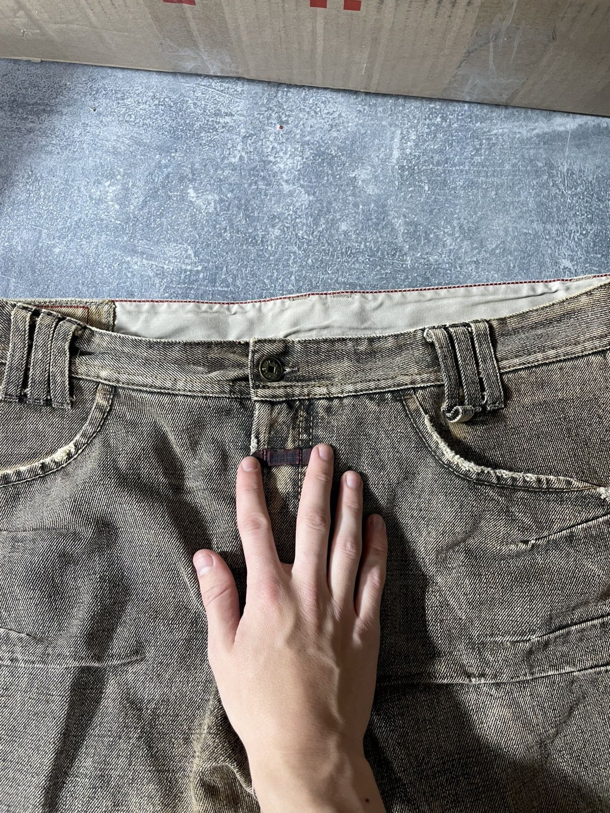 Marithe + Francois Girbaud Marithe Francois Girbaud vintage Y2K buttons pants jeans Size US 33 - 14 Thumbnail