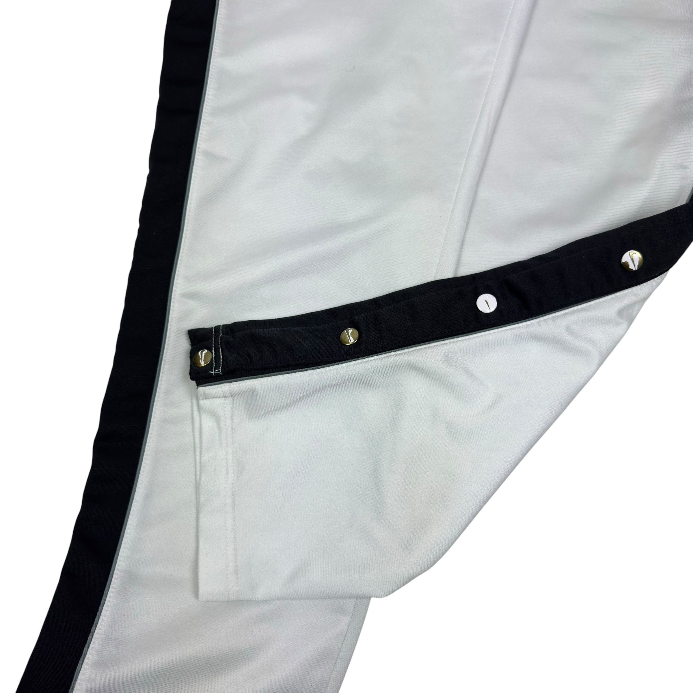 Nike Nike Men's White Black Solo Swoosh Full Zip Tracksuit Medium Size US M / EU 48-50 / 2 - 10 Thumbnail