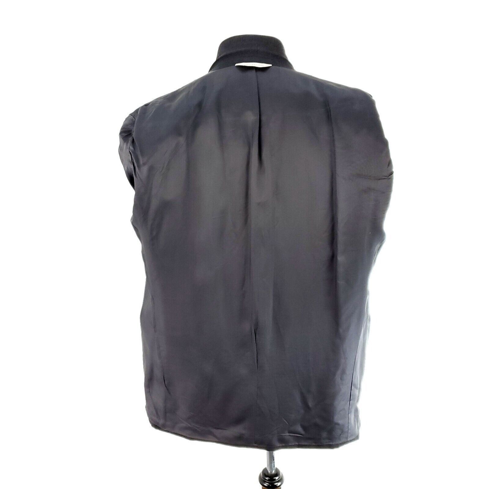 Pronto Uomo Pronto Uomo Lessona Natural Stretch Worsted Wool 2 Button Bl Size 42R - 12 Thumbnail