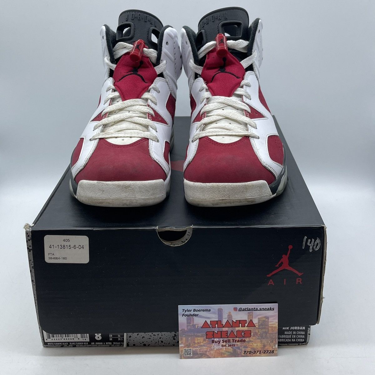 Jordan Brand Air Jordan 6 carmine Size US 8 / EU 41 - 2 Thumbnail